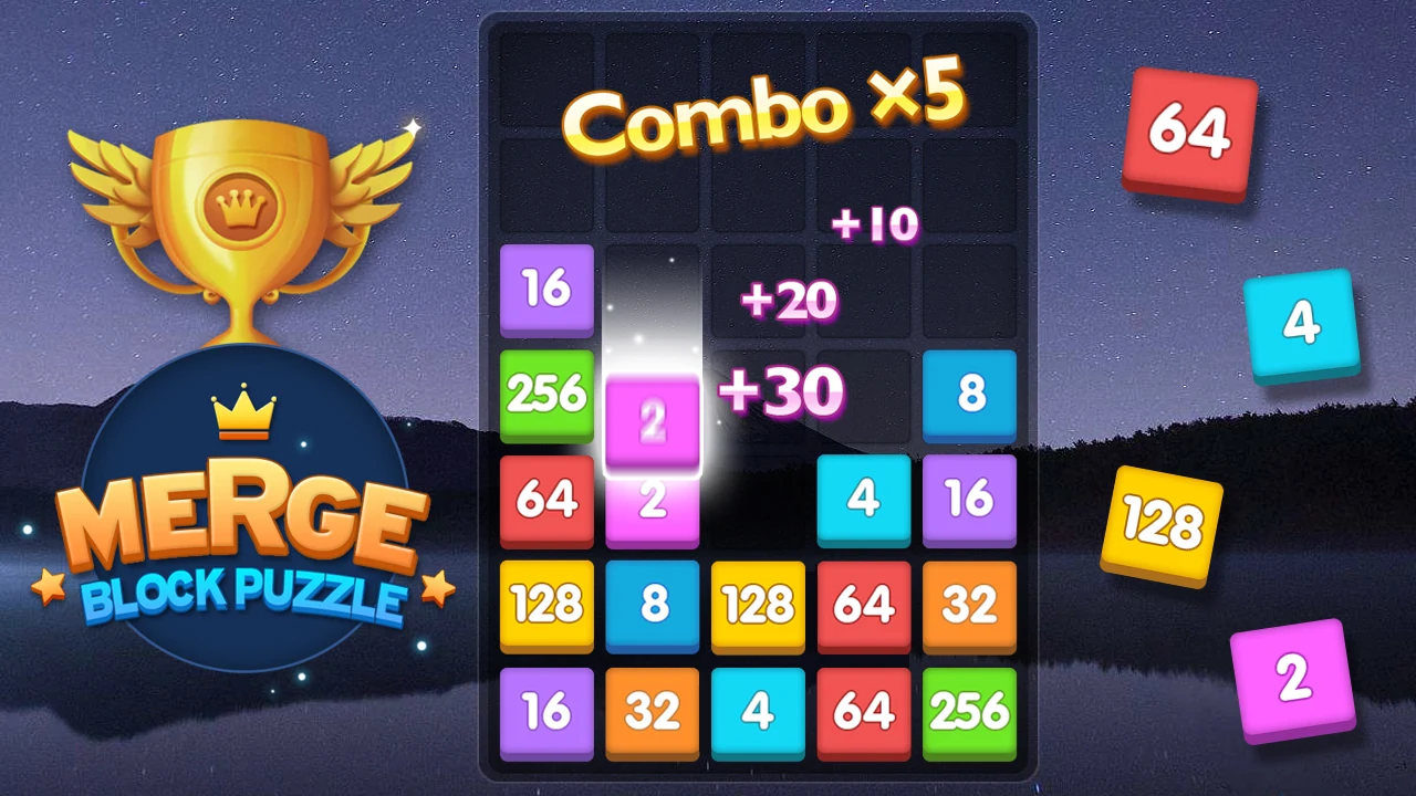 Merge Games - 2048 Puzzle screenshot