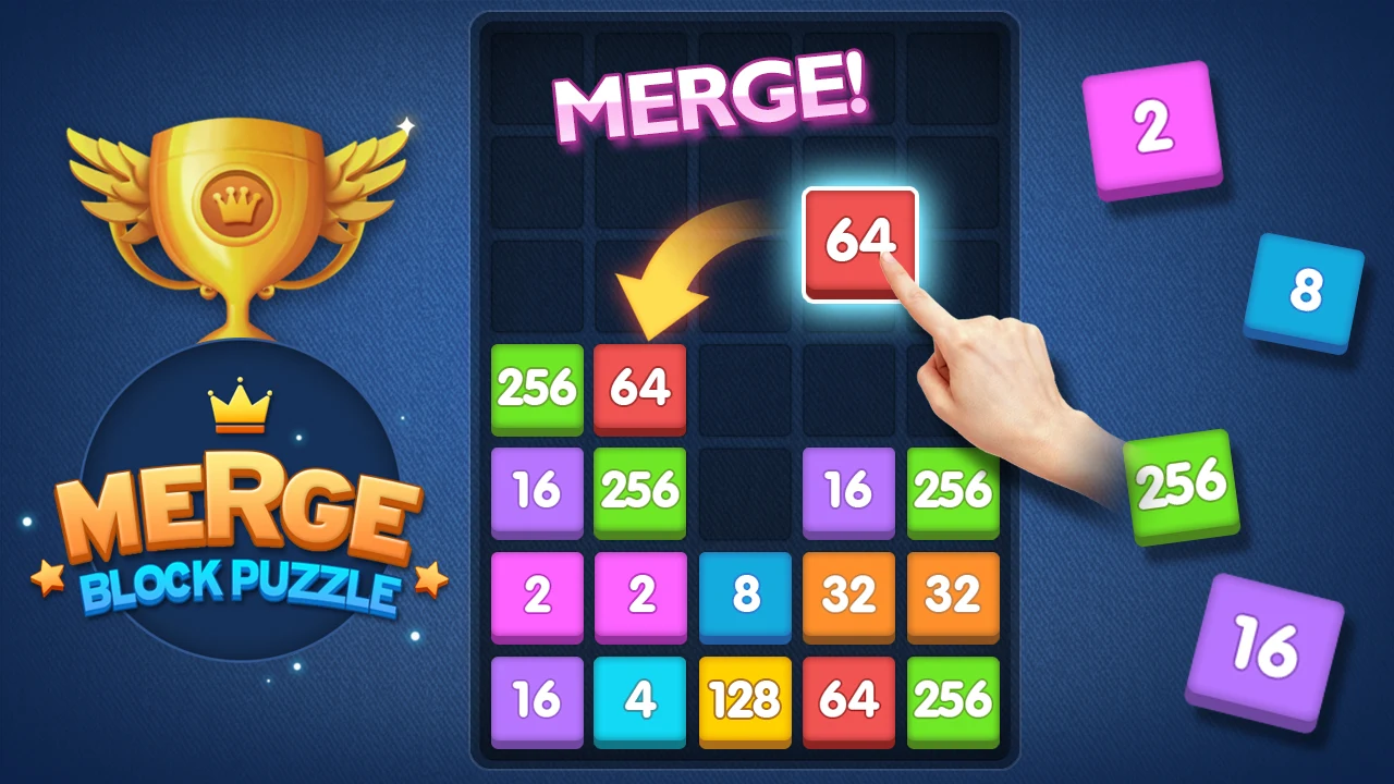 Merge Games - 2048 Puzzle screenshot