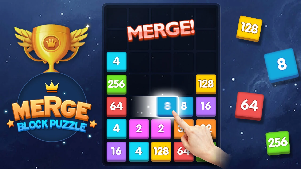 Merge Games - 2048 Puzzle screenshot